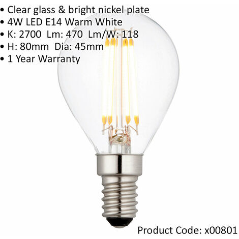 Filament LED E14 4W Classic