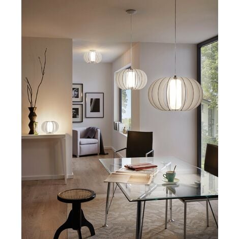 Matching table lamp store and ceiling shades