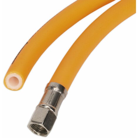 High-Visibility Hybrid Air Hose with 1/4 Inch BSP Unions - 20