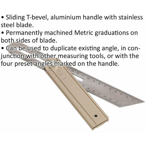 48 Graduated Stainless Steel Blade T-Square: inch and Metric