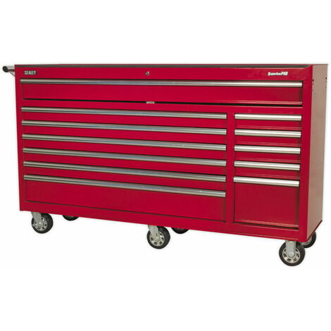 Portable Toolbox Tool Box Top Chest Cabinet Garage Storage Roll
