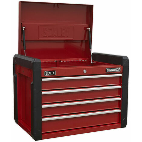 Portable Toolbox Tool Box Top Chest Cabinet Garage Storage Roll Cab Red New