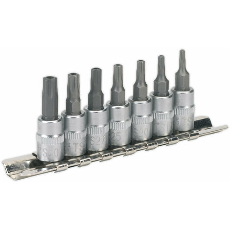 7pc TRX Star SECURITY Socket Bit Set - 1/4