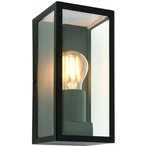 Black rectangle outdoor deals lights