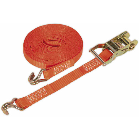 25mm x 8m 1500KG Ratchet Tie Down Straps Set - Polyester Webbing ...