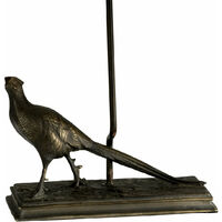 Pheasant table sale lamp