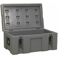 1020 x 620 x 510mm Outdoor Waterproof Storage Box - 237L Heavy Duty Cargo  Case