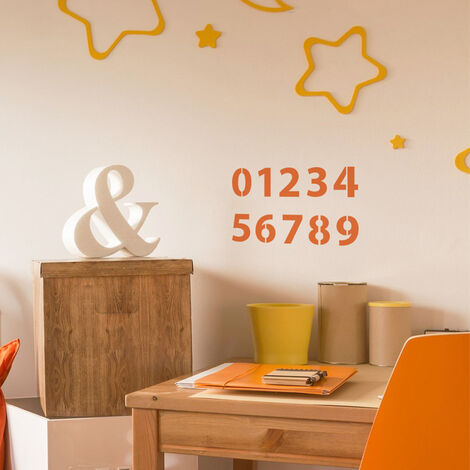 INFUNLY Lot De 2 Pochoirs Autocollants En Soie Pour