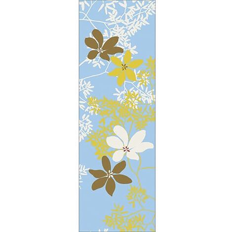 Sticker réfrigérateur et lave vaisselle, fleurs printemps colorés beau temps, 180 cm X 59,5 cm (1/3)