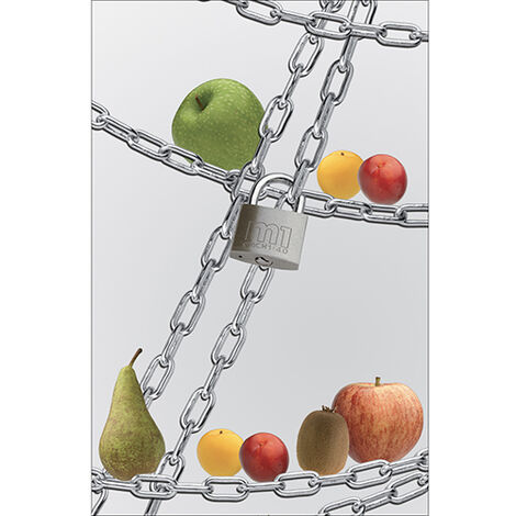 Sticker réfrigérateur et lave vaisselle, régime bien-être santé déco, 75 cm X 49 cm (1/4)