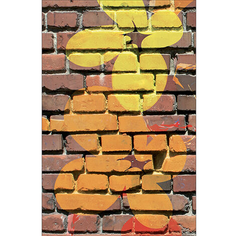 Sticker réfrigérateur et lave vaisselle, graphibriques design urbain déco, 75 cm X 49 cm (1/4)