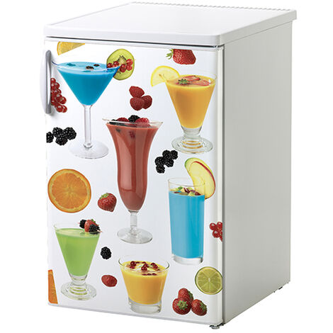 Décalcomanie Vinyle Pour Frigo, Motif Beignets Glacés, Décor Réversible Et Imperméable