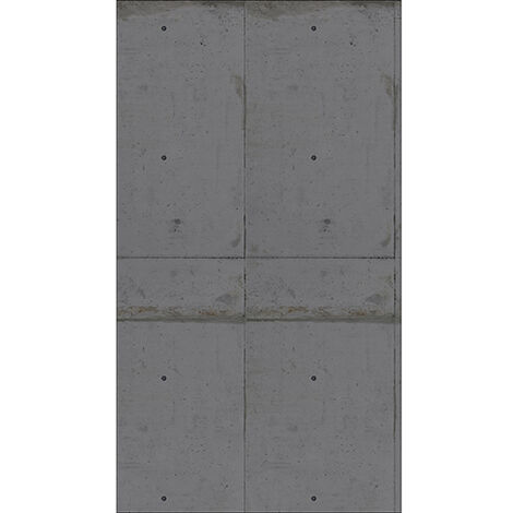 Sticker réfrigérateur et lave vaisselle, motif couleur et effet béton, 180 cm X 100 cm