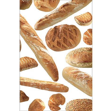 Sticker réfrigérateur et lave vaisselle, boulangerie gourmandise art déco, 75 cm X 49 cm (1/4)