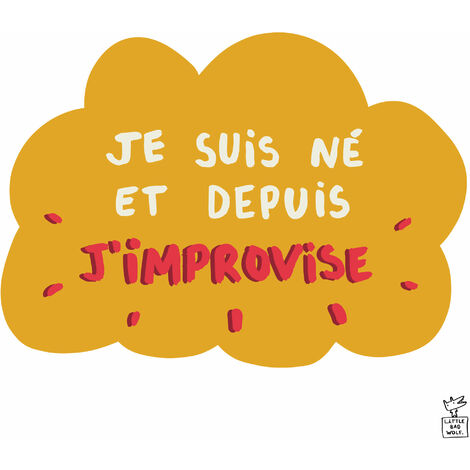 Autocollant Mural Citation – Vinyle Déco – « Je Ne Me Trompe Jamais » – Humour – Amovible – Modèle J76