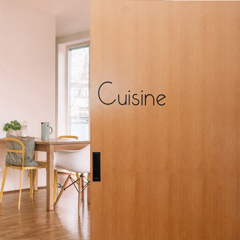 Sticker mural décoratif pour intérieur, représentant pièces de maison, 68 cm X 24 cm, autocollant décoratif pour murs. (1/2)