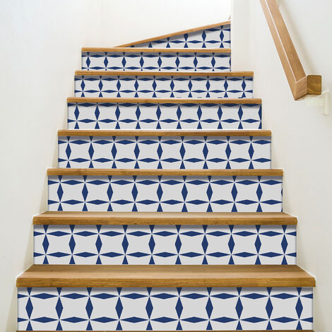 Adhésif Autocollant Losange Simple x3 19,5 cm x 100 cm, Motif Géométrique Contremarche, Épuré. (1/5)