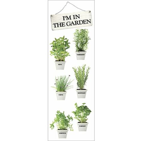 Sticker mural réfrigérateur, motif jardin fleuri, bord de l'eau, paradis, 59,5 cm X 180 cm (1/2)