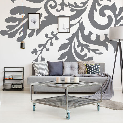 Papier peint intissé baroque sauvage, moderne, 270 cm X 250 cm - Idéal pour une décoration intérieure unique et originale. (1/3)