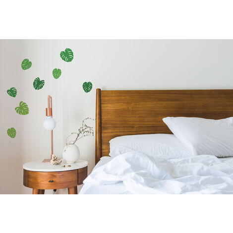 Sticker mural autocollant Monstera Jungle, 21x29,7 cm - Décoration murale originale (1/3)