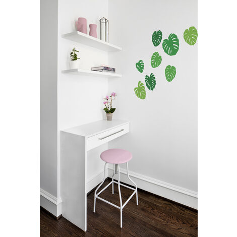 Sticker Mural Autocollant Petite Pâquerette - Déco Fleur Blanche Pour Mur Et Meubles Lisses (60x32 Cm)
