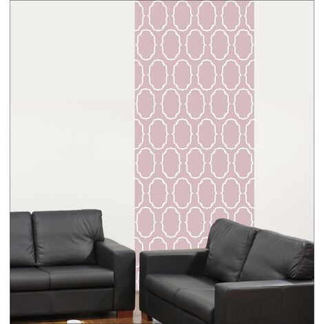 Papier peint intissé Graphic 96 cm X 250 cm - Nuages ovales - Design unique (1/2)