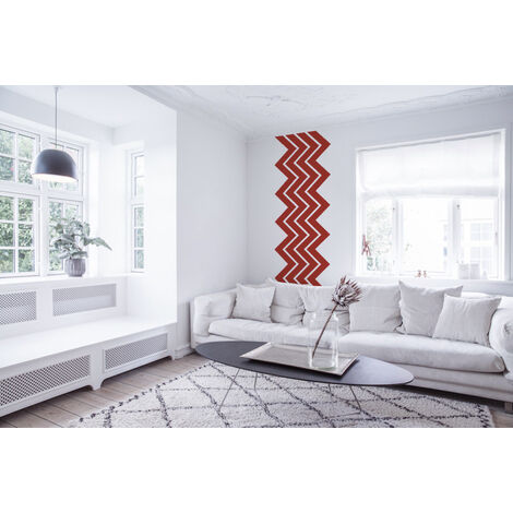 Sticker Autocollant Géométrique 23x164cm pour Déco Design Intérieure - Décoration Murale et Design (1/4)