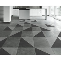 Adhésif carrelage sol Polvica x2, 30x30 cm - Parfait pour homestaging et rénovation intérieure