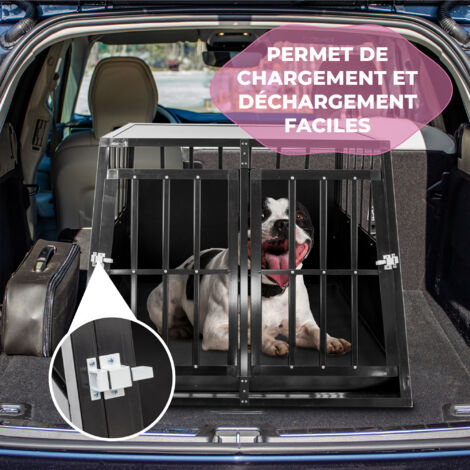 MaxxPet AutoBench pour chien - Banc de transport - Banc pour chien pour coffre de voiture - Banc 2 portes - 96x91x70cm