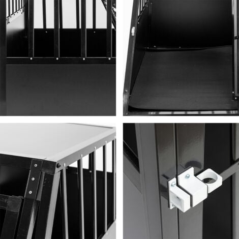 MaxxPet AutoBench pour chien - Banc de transport - Banc pour chien pour coffre de voiture - Banc 1 porte - 65x91x69cm