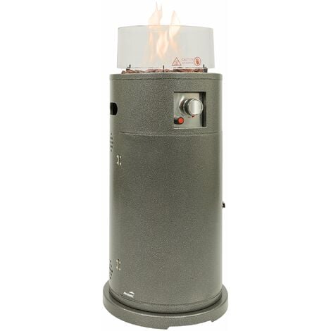 Poêle à gaz intérieur de flamme rouge avec six niveaux de puissance de  41,5x37x71 cm GH 8034 Qlima