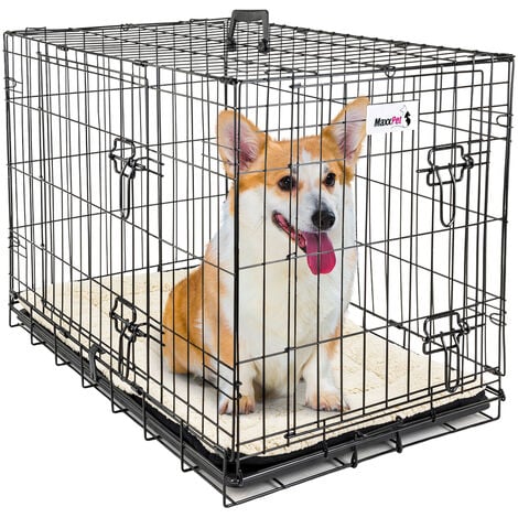 Cage pour chien 76x54x64 cm Noir Kerbl