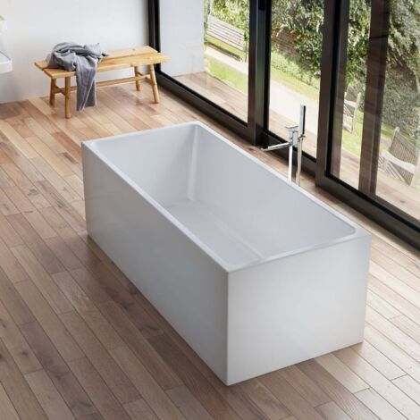 Vasca freestanding - Arko 170 blanche -  Bianco - 170 x75 x58 cm, by SPALINA
