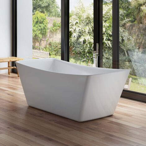 Vasca freestanding - Kira 170 blanche -  Bianco - 170 x75 x63 cm, by SPALINA