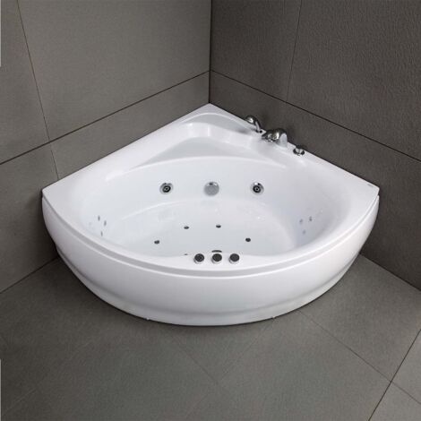 Vasca idromassaggio - Maldives Jets - Bianco - 135 x135 x54 cm, by SPALINA
