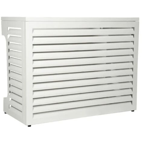 Cache clim Aluminium Blanc - Taille M - 950x420x720mm