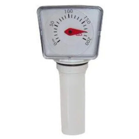 Thermador – Jauge mécanique chauffage central – Mesure précise niveau fioul – Orientation verticale – Pour systèmes de chauffage optimaux