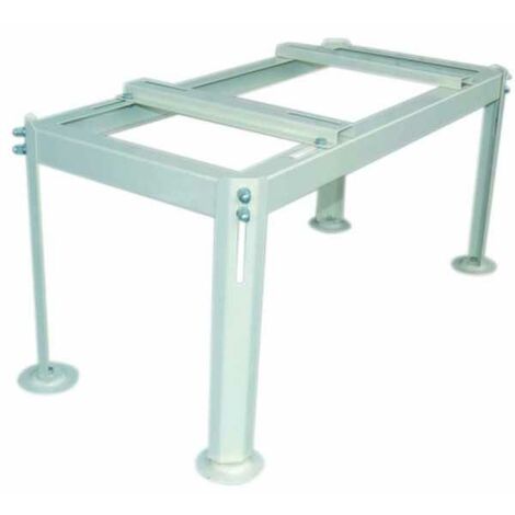 Support métal sol 1000x600x400 mm – Pour installation de climatiseurs sur toiture plate – Hauteur réglable 250 à 400 mm – Climaconcept