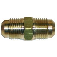 Plombservice – Raccord laiton union double dudgeon 1/4'' – Filetage plomberie – Longueur 33mm – Configuration droite