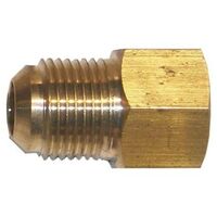 Plombservice – Raccord droit mâle/femelle SAE 1/2'' – 3/8'' – Filetage entrée 1/2'' – Fixation par vis – Pour installations sanitaires