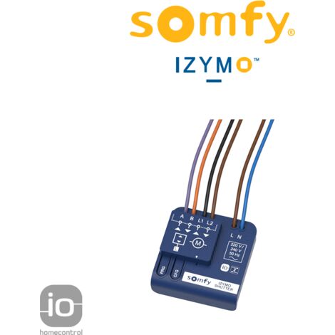 Ricevitore per motori cablati Somfy IZYMO SHUTTER RECEIVER io