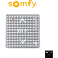 1810883 - Comando A Parete A Sfioramento Somfy Smoove 1 Rts Silver Shine