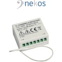 RR2-M Nekos ricevitore radio da incasso a due canali