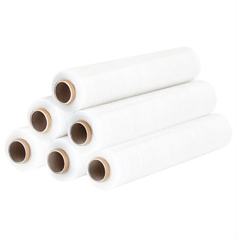 STI Film Estensibile Bianco manuale pellicola 6 rotolo 2.2kg 500mm 30 my micron bobina fascia pallet
