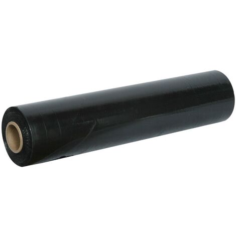 STI Film Estensibile Nero manuale pellicola 1 rotolo 2.2kg 500mm 30 my micron bobina fascia pallet