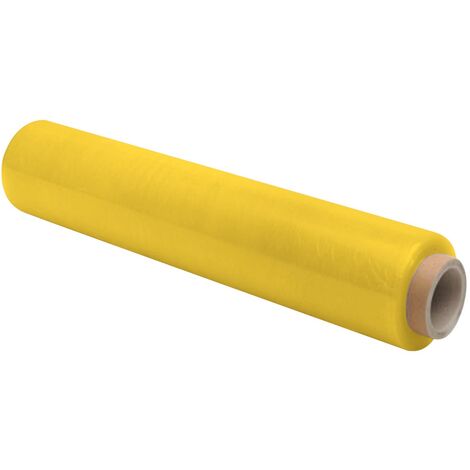 STI Film Estensibile Giallo manuale pellicola 1 rotolo 2.2kg 500mm 30 my micron bobina fascia pallet