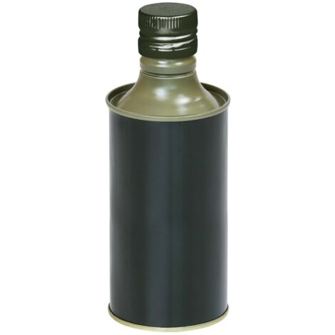 Latta a Bottiglia 500ml per olio con tappo a vite e salvagoccia STI