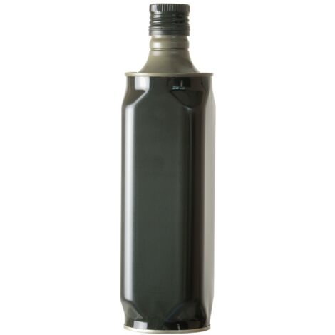 Latta a Bottiglia 750ml per olio con tappo a vite e salvagoccia STI