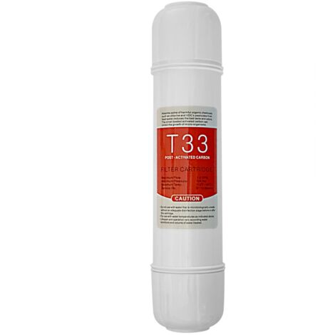Cartuccia Post Filtro in Carboni attivi anti odori-sapori T33 attacco fast 1/4” STI
