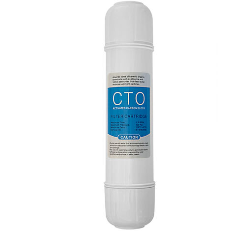 Cartuccia Filtro a Carboni Attivi in Blocco CTO33 attacco fast da 1/4” STI